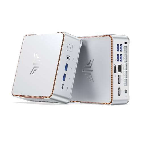 NiPoGi P2 Mini PC Windows 11 Pro,Mini PC AMD Ryzen R2544(Beat