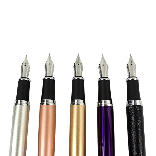 Zoohot 5 Pcs Jinhao X750 Fountain Pen Set Medium Nib Business Executive Pen #TOP2
