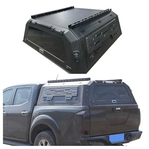 ATATKP Truck Topper Compatible for Jeep Gladiator Short Bedï¼ŒHardtop Aluminum Pickup Canopyï¼ŒLockable No-Drill Install ï¼ŒAll-Weather Overland Ready