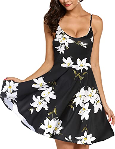 Robe d'été à bretelles courtes pour femme vêtement plage bohème du XS au XXL