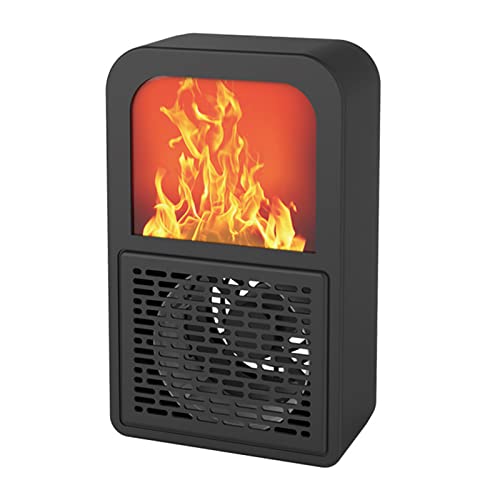 KOYLUZ Cheminée électrique Poêle Poêle autoportant Chauffage d'intérieur Portable avec Effet de Flamme LED réaliste, souffleur d'air Chaud pour dortoir de Bureau Cover