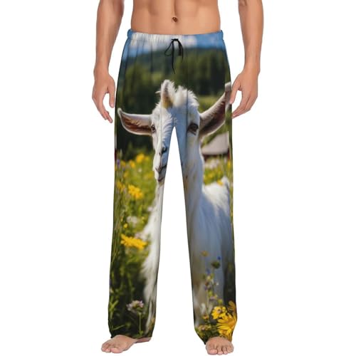 Pantalon de pyjama chèvre homme idéal pour vos week-ends de détente