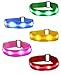 Mosany 5 Pack LED Sports Armband Flashing Safety Light LED Wristband Belt Ankle Band LED Slap Armband Glow Bracelet High Visibility Gear for Running Cycling or Walking at Night (Multi-Color 5 Pack)