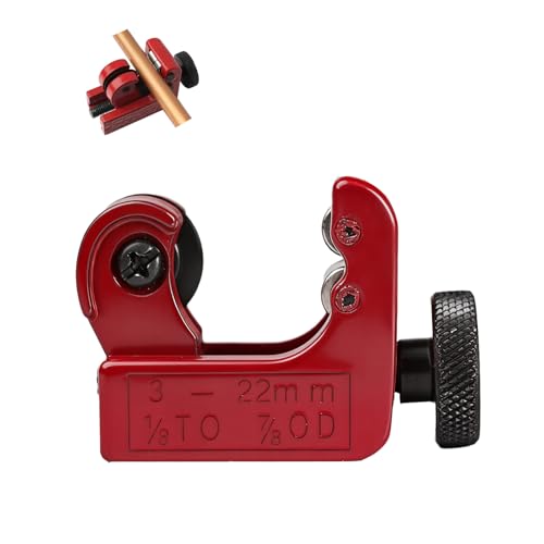 Cortador de tubo de cobre Mini, pinza de corte de tubo, 3-22 mm, herramienta de corte versátil para corte de tubos de acero, latón, aluminio, PVC