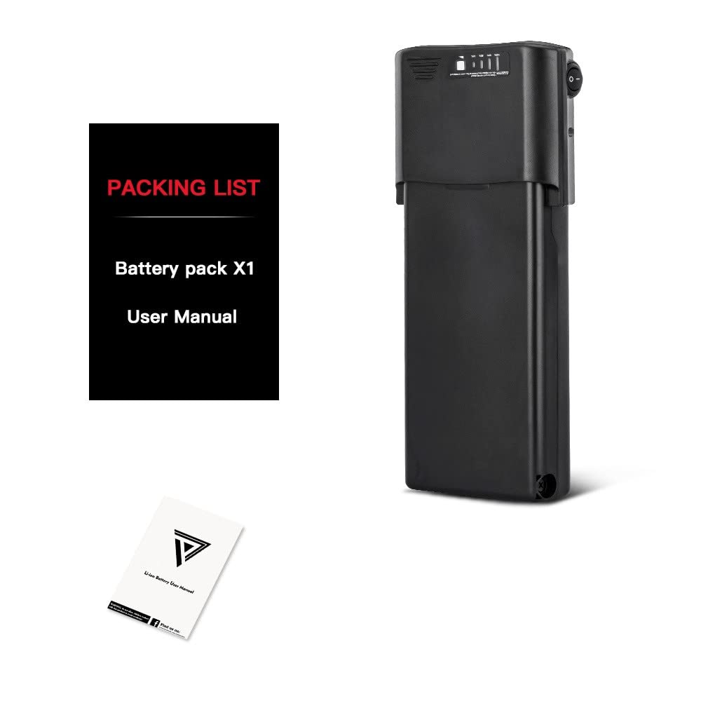 SEASON 36V 10.4Ah / 14Ah E-Bike Batterie de Remplacement de Vélo Electrique XH370-10J PortaPower pour e-Bikes Ansmann, Phylion, MiFa, Zündapp, Rehberg