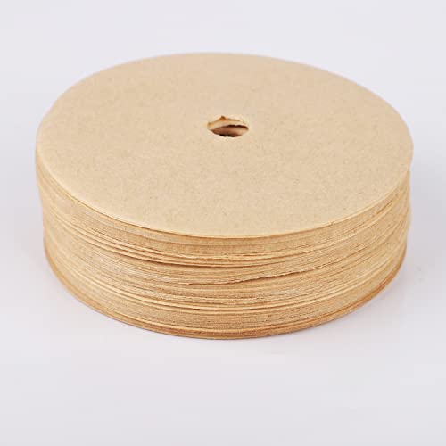 220Pcs Round Coffee Filters, 3.75Inch Coffee Filters Paper Unbleached Disc Coffee Filters Espresso Coffee Filter For Bozeman Percolator (Brown) #TOP3