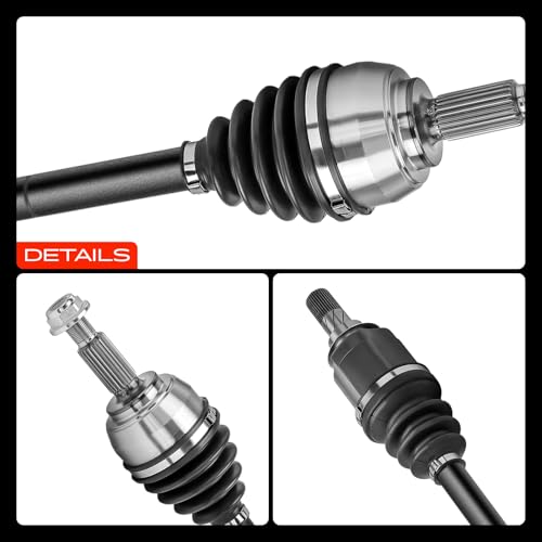 Frankberg Antriebswelle Achswelle Achswelle Automatikgetriebe ohne ABS Ring Vorderachse Links Kompatibel mit M.egane IV Grandtour K9A/M/N M.egane IV Replace# 391018406R