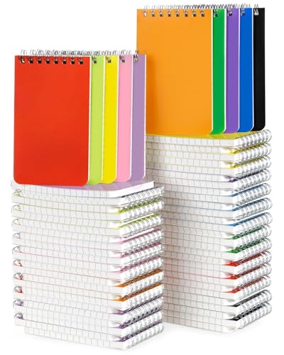 Dynta Pocket Notebook Bulk 60 Packs, 3x5 Inch Small Notepad