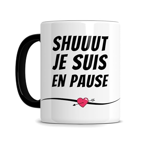 L'épicerie Chérie Mug Personnalisé avec texte, plusieurs motifs au choix, tasse prénom, cadeau anniversaire, tasse personnalisée, cadeau rigolo et...