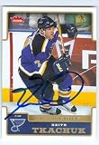 Autograph 168681 St Louis Blues All Star 2006 Fleer No. 166 Keith Tkachuk Autographed Hockey Card
