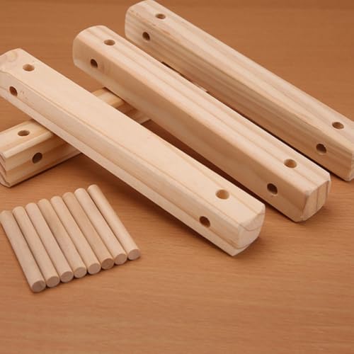 Soporte de madera para 2 botellas de vino miniatura 4