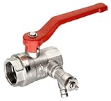 Qualität Cornat T571451 Kugel-Durchgangshahn mit Entlüftung, 1/2 Zoll