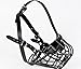 Best Basket Muzzle for French Bulldog | Basket Muzzle for Frenchies Strong Metal Muzzle (Black Polymer Coated Wire, B1)