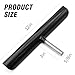 Vkinman 12 Inch Lathe Tool Rest 5/8 inch Post Stainless Steel T Type Tool Post Round Handle Tool Post Wood Lathe Turning Accessories for Woodworking
