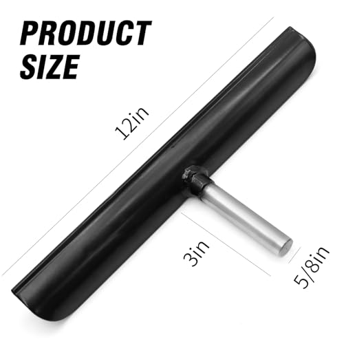 Vkinman 12 Inch Lathe Tool Rest 5/8 inch Post Stainless Steel T Type Tool Post Round Handle Tool Post Wood Lathe Turning Accessories for Woodworking by Vkinman - Image 2
