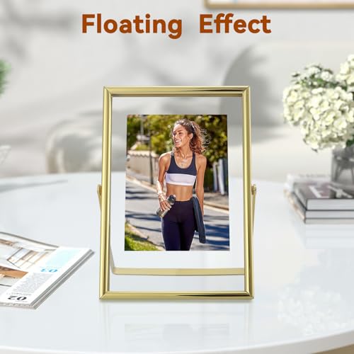 AhaGo Gold Floating Frame, 4"x6", Vertical, Set of 2 by AhaGo - Used condition - Image 4