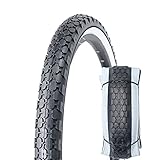 MOHEGIA Bike Tire,26' x 2.125' Folding Beach Cruiser Bicycle Replacement Tires/White Side Wall