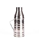 Icon Hookah Wind Cover with Handle Stainless Steel Hookah Charcoal Protector & Anti Scalding Metal Cover for Coal Holder, Bowls, Hookah Heat Management & Shisha Hookah Accessories - Silver