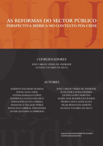 Capa de As Reformas do Sector Público: Perspectiva Ibérica no contexto pós-crise (Portuguese Edition)