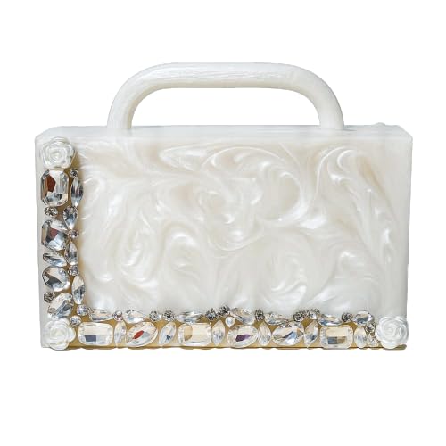 tz handicraft resin clutch with handle and with pocket looks for womens party clutch and marble looksks Resin clutch bag Women’s Bridal Designer Purse Crafted With Embellished Stones-picture-27