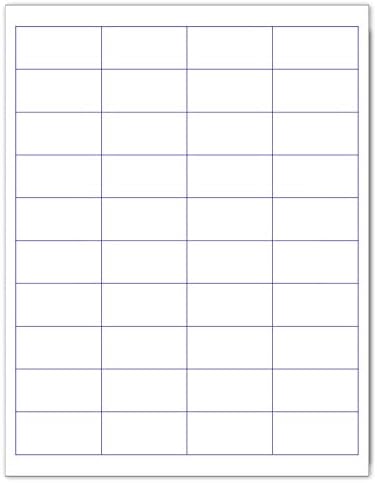 Laser/Ink Jet White Labels (2" x 1" - 40 Per Page | 2000 Labels)