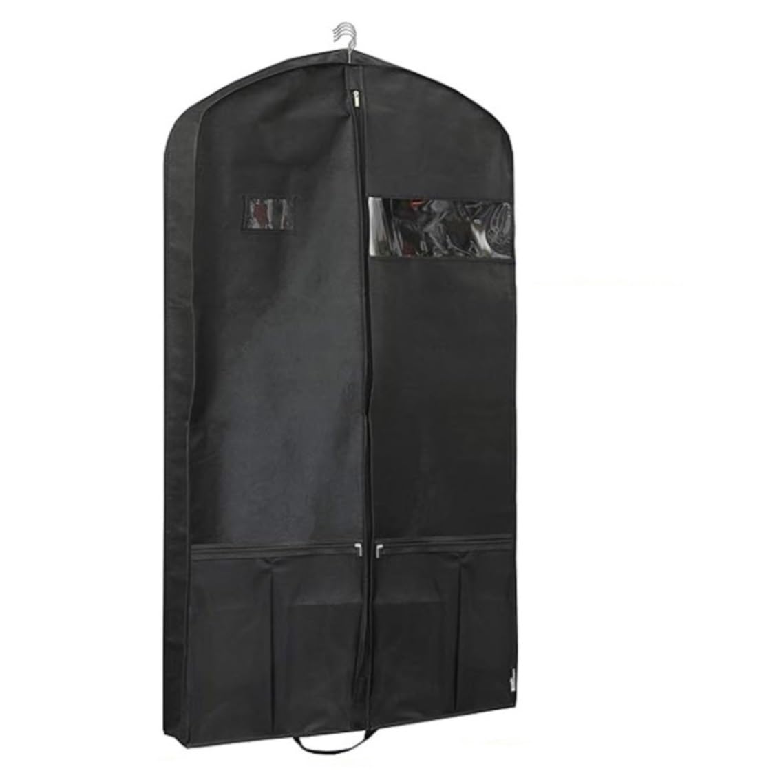 Portatrajes Funda Traje 2 Bolsas De Ropa De Viaje De 40 Pulgadas Con Bolsillos, Bolsa De Traje Plegable Portátil Para Vestidos, Abrigos, Camisas Y Vestidos Funda Ropa Portatrajes Viaje