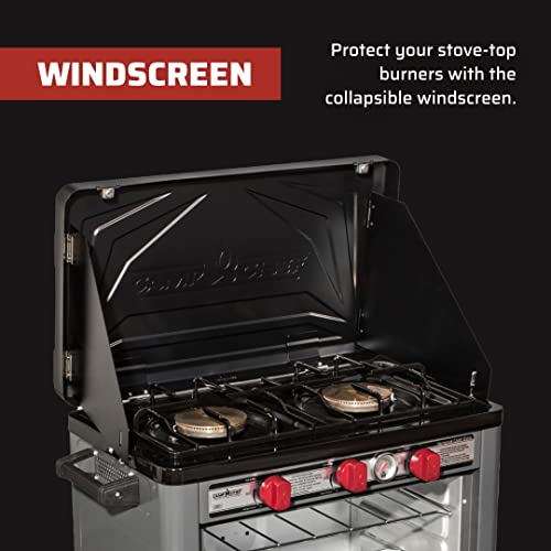 Camp Chef Deluxe Outdoor Oven - Outdoor Oven for Camping Gear & Outdoor Cooking - Internal Dimensions 11" L x 16" W x 9" H - Thumbnail 5