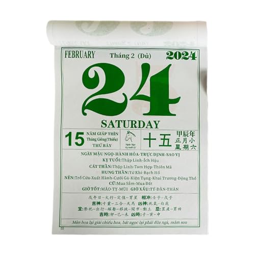 Månatlig väggkalender 2026 - av daglig och månadsplanerare | hästens år 12-månaders väggkalender för, kontor, restaurang, semester, vårfestival, familjeplanering