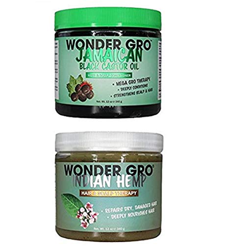 Wonder Gro Hair&Scalp Care (BLACK-CASTOR-OIL&INDIAN-HEMP)
