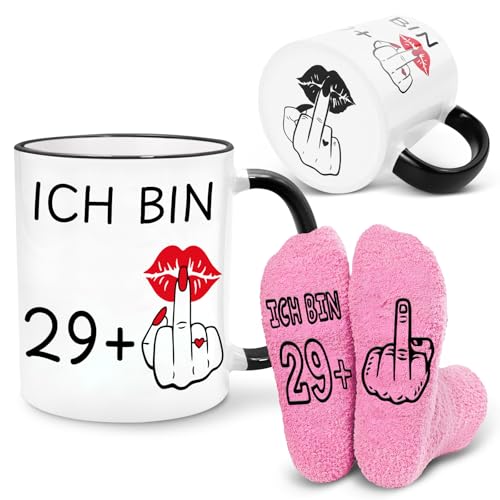 Bingtoo Geschenkset zum 30. Geburtstag für Frauen, Becher...