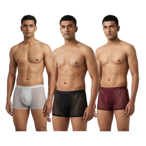Image of Mesh Boxer Men's | Breathable Pouch | Dot Silky Smooth Innerwear