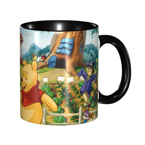 くまのプーさん マグカップ 330ml ティーカップ コーヒーカップ カップ セラミック Mug Cup 軽量 直接ドリップ おしゃれ かわいい 電子レンジ対応 グッズ オフィス 家用 プレゼント