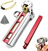 Resorteras automáticas profesionales para adultos, semiautomáticas de aleación de aluminio de alta precisión con repetición para práctica de tiro/equipo de recreación al aire libre/supervivencia al aire libre/caza | 1 2
