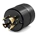 Kohree 30 Amp 3-Prong L5-30P to TT-30R RV Generator Adapter Heavy Duty Plug Connector for RV Auto Camper Caravan Motorhome Trailer, UL Listed