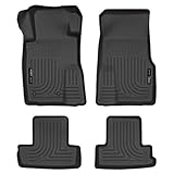 Husky Liners Weatherbeater Floor Mats | Fits 2010-2014 Ford Mustang | Front & 2nd Row, 4-pc Black - 98371