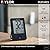 Taylor Wireless Digital Indoor Outdoor Thermometer, Easy to Read Numbers for Patio, Pool, and Indoor Areas, LCD, Black