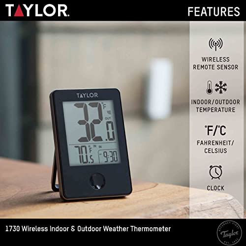 Taylor 1730 Wireless Digital Indoor Outdoor Thermometer thumb #1