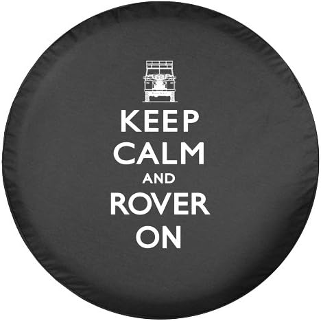 Land Rover Tire Cover - Keep Calm and Rover ON