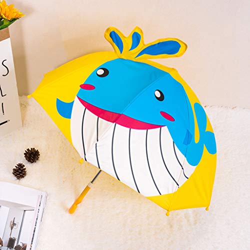 angwang Guarda-chuva infantil, guarda-chuva infantil, meninos e meninas, desenho animado com orelhas