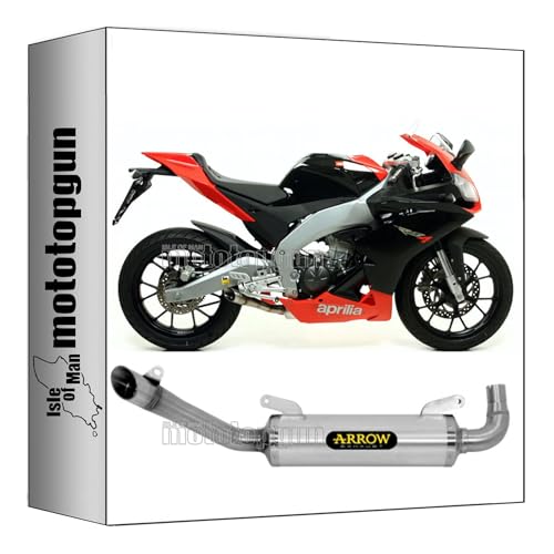 Échappement Arrow homologué alu pour Aprilia RS4 125 afin de libérer sa sonorité