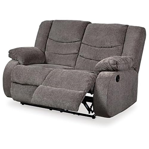 Signature Design by Ashley Tulen Wall Hugger Reclining Loveseat, Dark Gray - image 6