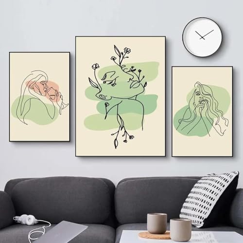 Affiches Matisse et impression sur toile abstraite nordique 80x110cm décoration murale