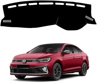 VINRIDE Car Dashboard Cover Compatible with Volkswagen Virtus 2022-2025, Virtus Accessories, car Dashboard mat, Anti-Slip ... Price In India