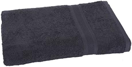 Jules Clarysse Set of 3 Bath Towels 70x140cm, Dark Grey 2227