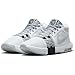 Nike Men's Lebron Witness VIII Three Quarters Tall, White Black Light Smoke Grey, 8