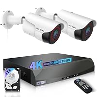 WEILAILIFE 防犯カメラセット　未使用　 家庭用　屋外 セキュリティ Amazon.co.jp: 【3K500万画素・AI人体検知】WEILAILIFE 防犯カメラ