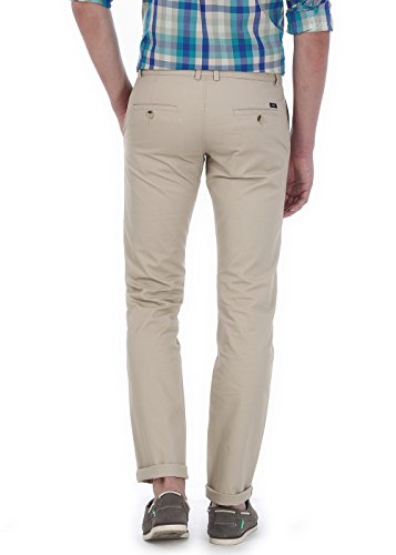 Image of BASICS Premium Cotton Stretch Formal Trousers for Men | Office Pants