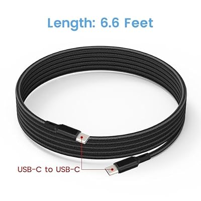 PD 65W USB C Fast Charger for DJI Neo, Air 3S, Mini 4K, 2 SE, Avata 2, Mavic 3 Drones - Dual Port USB + Type C Wall Charger with C to C Charging Cable for DJI FPV Accessories, 6ft Long