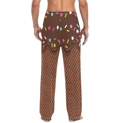 Waffle and Wafer Mens Pajama Pants Mens Pj Pants Comfy Cotton Pj Long Pant for Men with Pockets Size S-XXL3