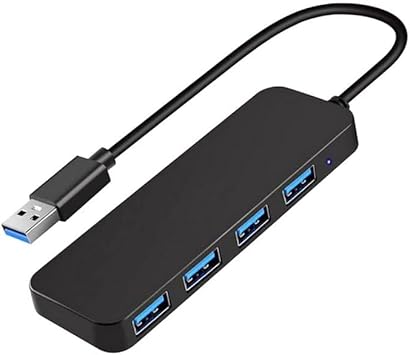 USB Hub,USB Splitter,USB 4-Port Extender Multiport USB Adapter,USB 3.0 Hub,4-Port USB Hub USB Splitter USB Expander for Laptop, Xbox, Flash Drive, HDD, Console, Printer, Camera,Keyborad, Mouse
